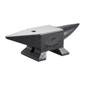 VEVOR 10kg Schmiedeamboss aus hochwertigem Stahl mit Arbeitsfläche für das Schmieden und Formen von Metall, inklusive Abflachschmieden und Anvilschmieden