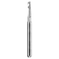VHM Schaftfräser Einschneider für Handwerk, Industrie und Hobby - Ø 2,00 mm - Schaft 3,175mm - Flacher Stirnanschliff