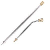 Verlängerungsstab für Hochdruckreiniger, 38cm lang und mit einer gebogenen Stange von 22 cm, für Reinigungszwecke geeignet