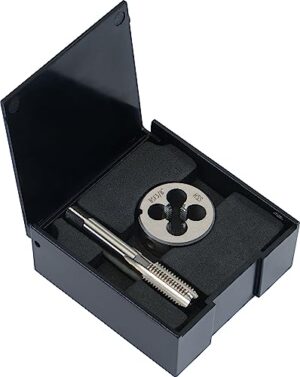 Vökel Angler Set mit HSS Gewindeschneider, ideal für Anfänger und Fortgeschrittene, hochwertige Materialien aus Werkzeugstahl