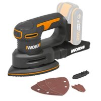 Elektrische Schleifmaschine für Holzmöbel, Türen und Kanten - Akku-Dreieckschleifer 20V - Schleifen mit Staubfangsack - PowerShare kompatibel