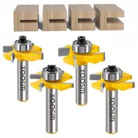 Scheibennutfräser für Oberflächen, 4 Stück, 8mm Schaft, Profi Zubehör, WSOOX-Qualität