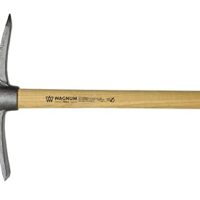 Wagnum Mini-Pickel 700g, Eschenstiel 400mm Natur - Perfekter Helfer für die Gartenarbeit