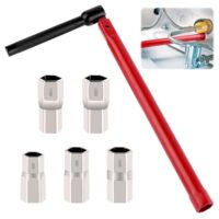 Standhahnschlüssel für Spülarmaturen, Wasserhahn Montage Werkzeug 8-12mm, Schlüssel für Sanitärinstallationen