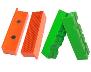 Weiche Schraubstock-Schutzbacken aus TPU-Kunststoff, magnetisch, 100MM-125MM, 4er-Set, für empfindliche Gegenstände und beschädigungsfreie Montage und Reparaturen geeignet