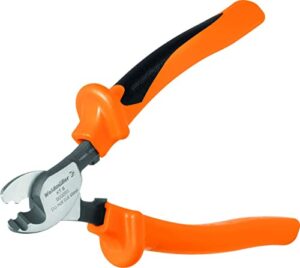 Kabelschneider für Kupfer- und Aluminiumkabel, Schneiden von Kabeln bis ø 8 mm, VDE + GS geprüft