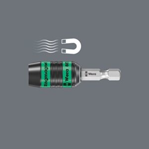 Wera 887/4 RR SB Rapidaptor Universalhalter mit Ringmagnet, 1/4 Zoll x 57 mm - Werkzeug für Heimwerker und Handwerker