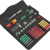 Wera Werkzeug Satz, Kraftform Kompakt W 2 Wartung, 35-teilig, Werkzeuge für Pflege und Reparatur, inklusive Knarre Zyklop Speed und Joker-Doppelmaul-Schraubenhalter.