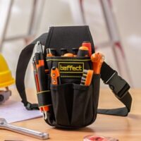 Elektriker Werkzeugtasche mit Gürtel, Baffect Mini Werkzeug Tasche aus Leinwand, Multi-Purpose Werkzeughalter Organizer Heavy-Duty Werkzeug Organizer für Handwerk und DIY