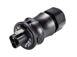 Wieland RST20i3 Steckverbinder, 3-polig, Schraubanschluss, für Leitungen 0,75-6 mm², IP 66/68 (3m; 2h) geeignet, Wiederverwendbarkeit