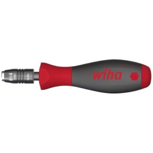 Wiha Schraubendreher mit Bithalter CentroFix mechanisch verriegelbar 1/4 Zoll (40331) für Metallbearbeitung und Handwerk