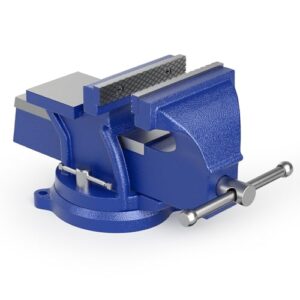 Wiltec Schraubstock mit Amboss für Werkbank, leichte Beanspruchung, 100 mm Klemmbackenbreite