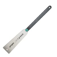 Wolfcraft Japansäge, Ryoba Handsäge für Holz und Kunststoff, Beidseitig verzahnt, ideal für Fußleisten, 240 mm Sägeblatt