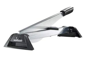 Wolfcraft Laminatschneider LC 100, Werkzeug für die Verlegung von Laminat mit staubfreier und leiser Schneidetechnologie.