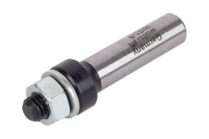 Wolfcraft 3931000 1 Schaft 8 mm für Wolfcraft Scheiben-Nutfräsern, hochwertiger HSS-Stahl, langlebig und widerstandsfähig