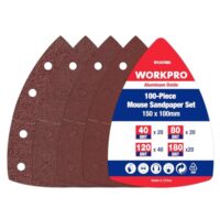 Schleifpapier für Holz, 100 Stück, Klettverschluss, verschiedene Größen und Körnungen