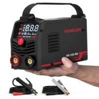 Elektroden Schweißgerät mit großer LED Anzeige und miniaturisierter MMA Technologie, tragbares ARC Schweißgerät mit hoher Leistung von 125Amp und Heißstart-Lichtbogenkraft.