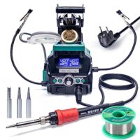 YIHUA 939D+ III EVO 110W Lötstation mit Dual-LCD-Display, Ruhemodus und vier Speicherplätzen für professionelles Löten und Entlöten