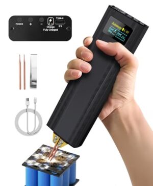 Akku Punktschweißgerät mit automatischem und manuellem Modus für DIY-Akku-Packs, 80 einstellbare Geschwindigkeiten
