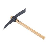 Alyco 198658 Hacke pala-pico mit Holzgriff, Crème Farbe, hochwertiges Werkzeug für Garten und Heimwerker-Aufgaben