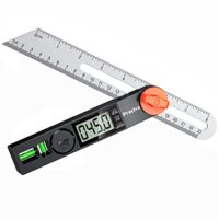 Digitales Messgerät mit Anschlagwinkel, verstellbarem T-Schmiege 230 mm, multifunktioneller Anlehnwinkel für das Heimwerk und Handwerke, hohe Genauigkeit ±0.3°