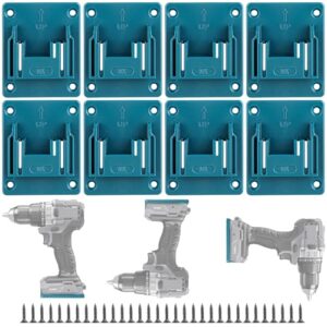 APACALI 8 Stück Wandhalterung für Makita 14,4V/18V Elektrowerkzeuge - Blau