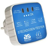 Diagnose-Stecker mit Kontrollleuchten-Anzeige zum Testen von Schutzkontaktsteckdosen 230 V