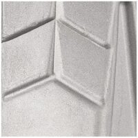 Hochwertiger Spaltkeil aus Aluminium, Drehspaltkeil für Heimwerker und Handwerksgeschäfte, gedrehte Keilform mit Führungsrippen und Oberflächengestaltung