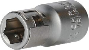 BRILLIANT TOOLS BT020912 1/4 Bit-Adapter mit Chrom-Vanadium-Stahl und Vierkanten-Getriebe