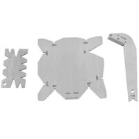 3-Packs-Set aus hochwertigen Bohrern und einem Winkelmessgerät für verschiedene Arten von Materialen mit 8 verschiedenen Durchmessern und Winkeln