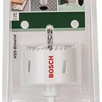 Bosch DIY Lochsäge mit HSS-Bimetall, Durchmesser 67 mm. Effektives Werkzeug für Heimwerker und Handwerker zum Bohren in verschiedenen Materialien wie Aluminium, Metalle, Buntmetalle, Kunststoffen, Acrylglas, Holz und Gipskarton.