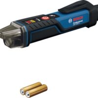 Bosch Elektromessgerät GVD 1000-17 mit kontaktloser Spannungsdetektion, IP67-Schutz, Dualbereichmessung von 24-1000V AC und integrierter Taschenlampe
