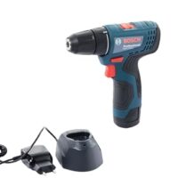 BOSCH GSR 120-LI + GLI - Hochwertiger Schraubenzieher mit Lithium-Ionen-Batterie und ergonomischem Entlade-System