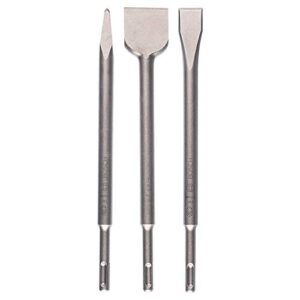 Bosch Home und Garten 3-teiliges Meißelset SDS-plus für Beton und Mauerwerk, Zubehör für Bohrhammer