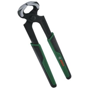 Bosch Kneifzange 200mm, präzise Kneifzange/Beisszange/Drahtzange aus Chrom-Vanadium, doppelt gehärtete Schneiden, sanftes Öffnen, ergonomischer Softgrip