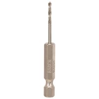 Bosch Professional Holzspiralbohrer mit 1/4-Sechskantschaft HSS Durchmesser: 2 mm, Gesamtlänge: 62 mm