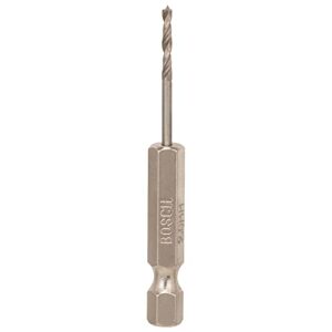 Bosch Professional Holzspiralbohrer mit 1/4-Sechskantschaft HSS Durchmesser: 2 mm, Gesamtlänge: 62 mm