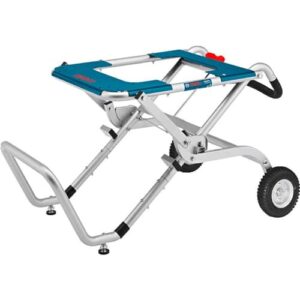 Bosch Professional Transport- und Arbeitstisch GTA 60 W, 622 mm Höhe, 1.220 mm Länge, kompatibel mit allen Bosch Professional Tischkreissägen