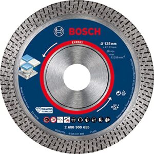Bosch Trennscheibe Expert HardCeramic Diamant Ø 125 mm, professionelles Zubehör für Harte Fliesen und Stein