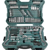 Brüder Mannesmann Steckschlüsselsatz, 1/4" Zoll, 3/8" Zoll und 1/2" Zoll, 215-teilig