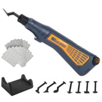 Bucasso Schnurloser Stiftschleifer mit variablem Geschwindigkeitsverstellbarkeit, ideal für Schleifen, Polieren und Finishen von DIY-Projekten und Handwerksarbeiten, blau
