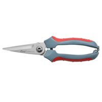 Clauss Japanisch Blechschere mit Seitenschneider-Funktion und Titannitrid-beschichteten Klingen, 8 Zoll (20 cm), lang haltbar und hoch präzise
