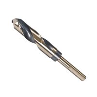 CoCud Reduzierter Schaft Spiralbohrer 18,5mm mit Titan- und Nitrid-Beschichtung für Edelstahl, Stahl und andere Materialien