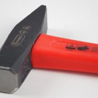 Connex Schlosserhammer mit 300g Kopfgewicht und Glasfaserstiel - Robuster Hammer für Profis und Heimwerker