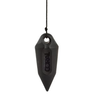 Coral 69300 Essentials Lotbob aus leichtem Nylon zum Aufhängen von Tapeten, 20 Gramm schwarz