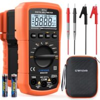 Digital Multimeter Crenova MS8233D mit 6000-Count-LCD-Anzeige und Hintergrundlicht für Messungen von Spannung, Strom, Widerstand, Kapazität und Frequenz