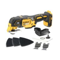 DEWALT 18 Volt ozillierendes Akku-Multi-Tool DCS355N-XJ mit bürstenlosem Motor, LED-Lampe und großen Auslöseschalter für Schleif- und Sägeanwendungen