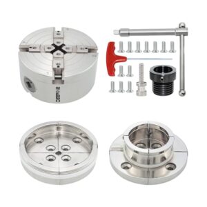 Hochwertiges Backenfutter für Drehmaschinen, selbstzentrierend und mit 4 Backen, ideal für das Drehen von Holz und kompatibel mit M33X3.5 und M18X2.5