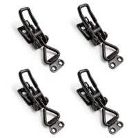 Dfuqanb 4 Stück Einstellbare Toggle Clamps, Metall Hebel Verschluss, Spannverschluss für Schränke, Türen und Koffer