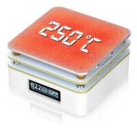 Diymore Heizplatte Löten, PD 65W 20V Mini Heizplatte mit OLED Display und einfacher Bedienung für elektronische Reparaturen und Heimwerkerlaborien